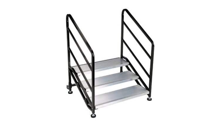 3 Step Wenger Stagetek Stage Stairs w/Rail | Rental