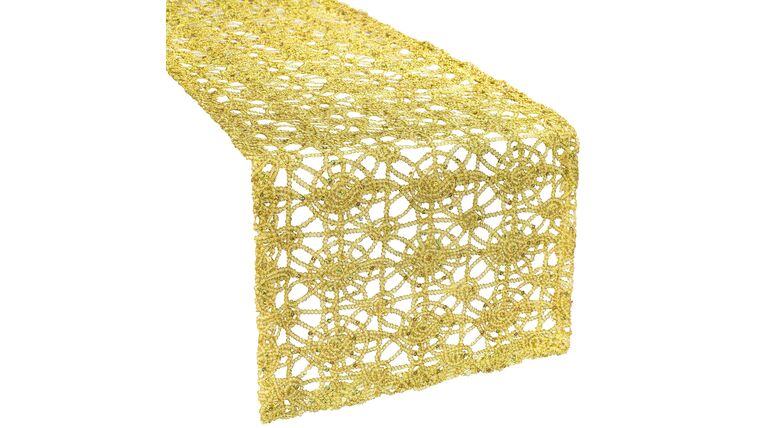 Chemical Lace Table Runner – Gold | Rental