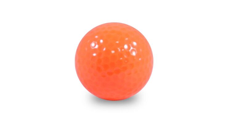 Neon Orange Floating Golf Ball | Rental