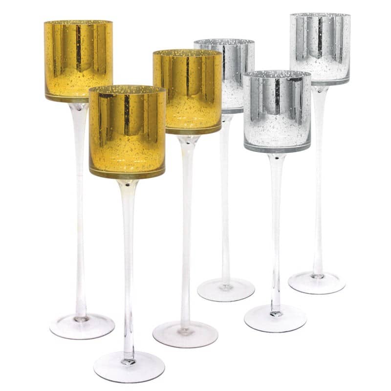 Linear Votive Gold & Silver | Rental Linear Votive Gold & Silver | Rental