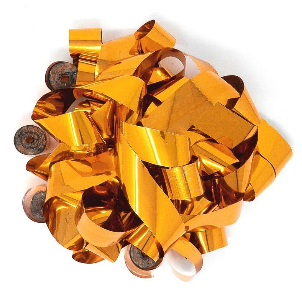 Orange Metallic Foil Streamers – 20 Rolls (1″ x 30′) | Rental Orange Metallic Foil Streamers – 20 Rolls (1″ x 30′) | Rental