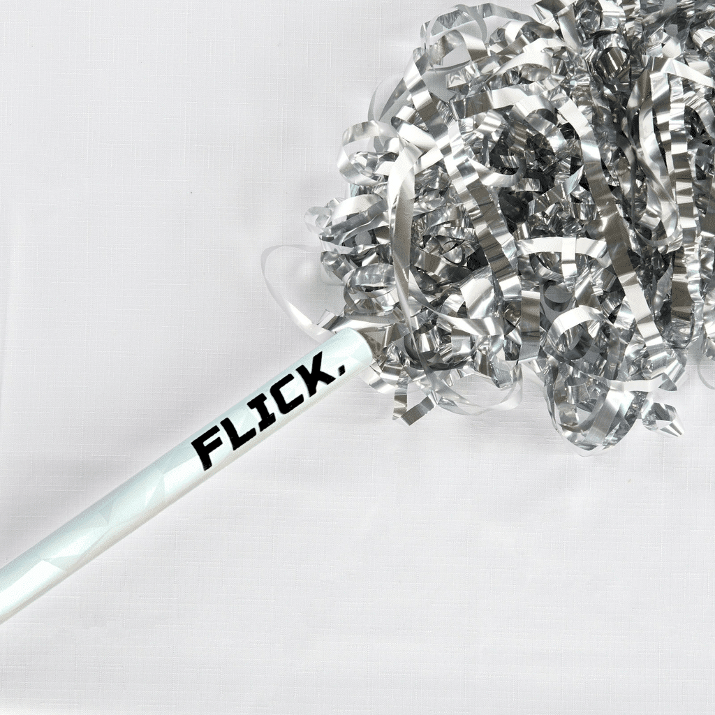 Silver Metallic Streamer Confetti Flick Stick – 14″ (Pack of 8) | Rental Silver Metallic Streamer Confetti Flick Stick – 14″ (Pack of 8) | Rental