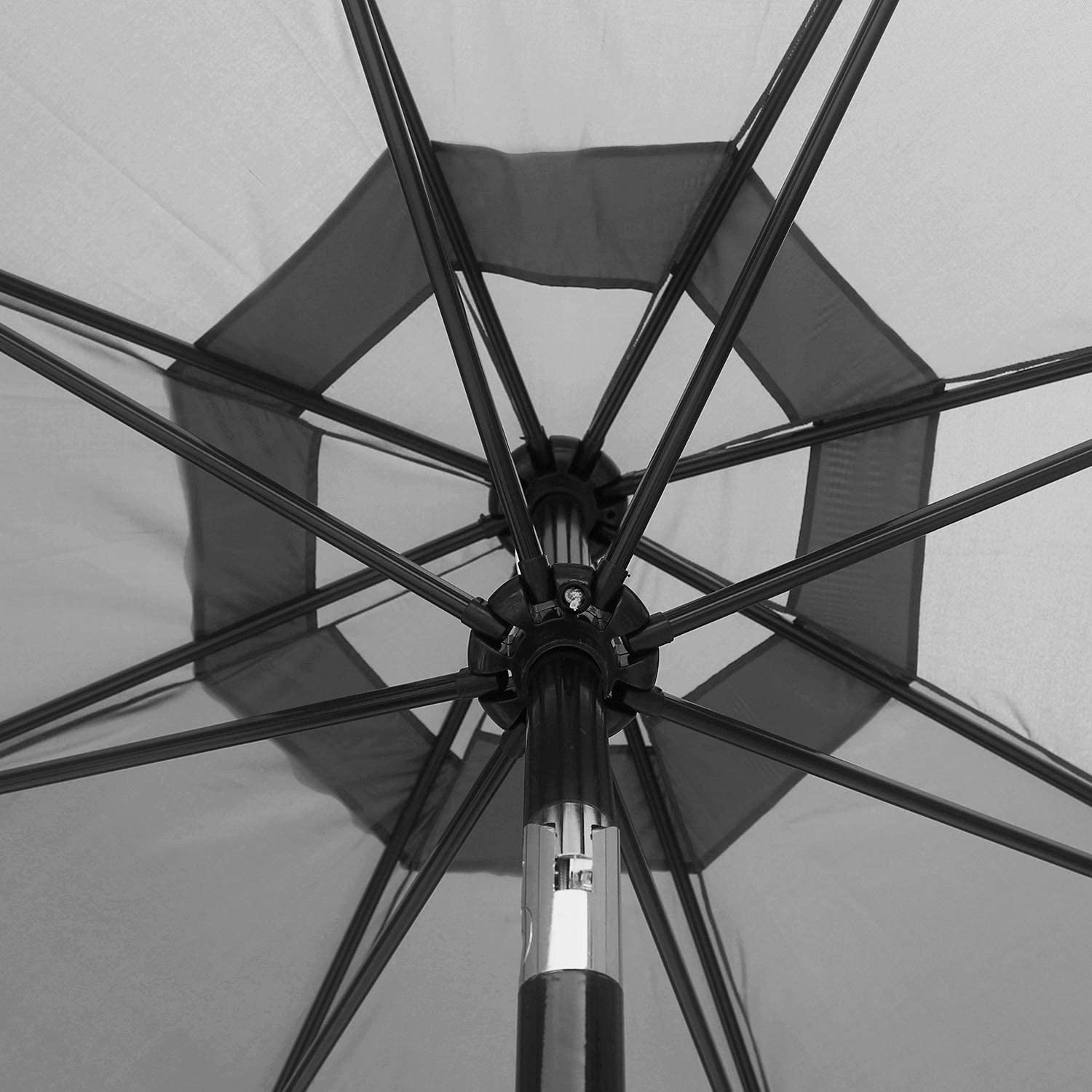 Part | 9′ Market Umbrella Top Only | Light Grey | Rental Part | 9′ Market Umbrella Top Only | Light Grey | Rental