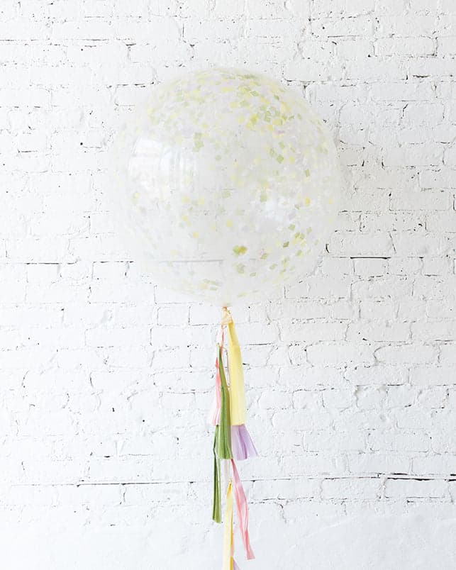 Easter – Confetti Giant Balloon with Tassel | Rental