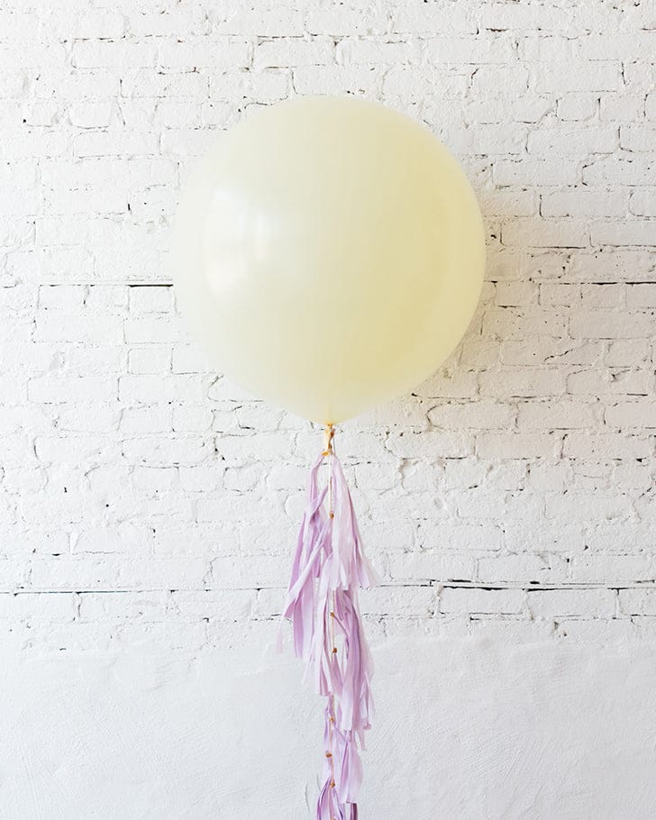Easter – Giant Pastel Yellow Balloon with Tassel | Rental
