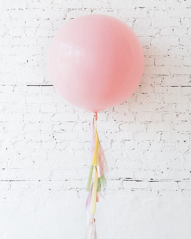 Easter – Giant Pearl Pink Balloon with Tassel | Rental