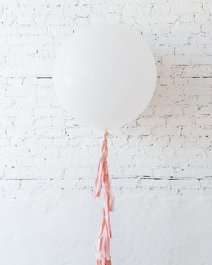 Easter – Giant Pearl White Balloon with Tassel | Rental