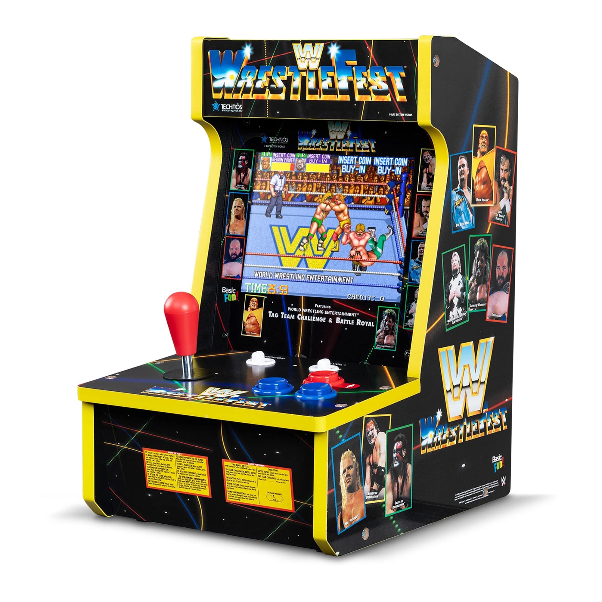 WWE Counter Series Game with 8″ Liquid Crystal Screen & 4 Games | Rental