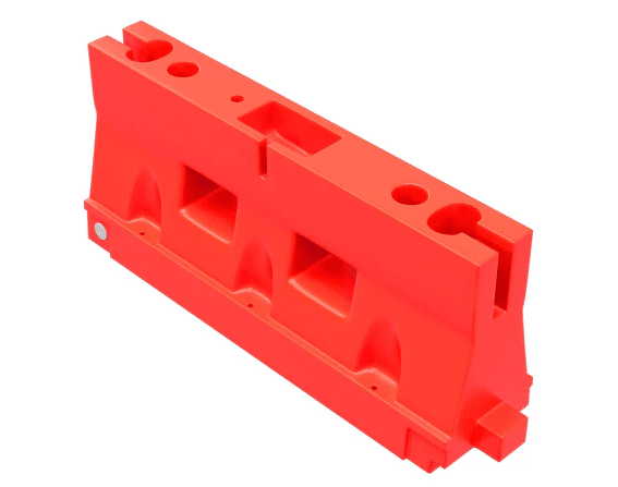 Water/Sand Ballastable Roadway Jersey Barrier – 32 in. H x 72 in. L x 18 in. W, 75 lbs – Orange | Rental Water/Sand Ballastable Roadway Jersey Barrier – 32 in. H x 72 in. L x 18 in. W, 75 lbs – Orange | Rental
