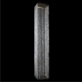 DecoStar™ 9ft Square Iridescent Crystal Column – STUNNING! | Rental