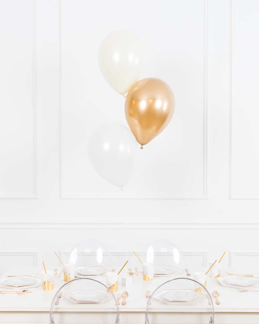 Baptism/Communion – 11in Balloon Bouquet Centerpiece | Rental