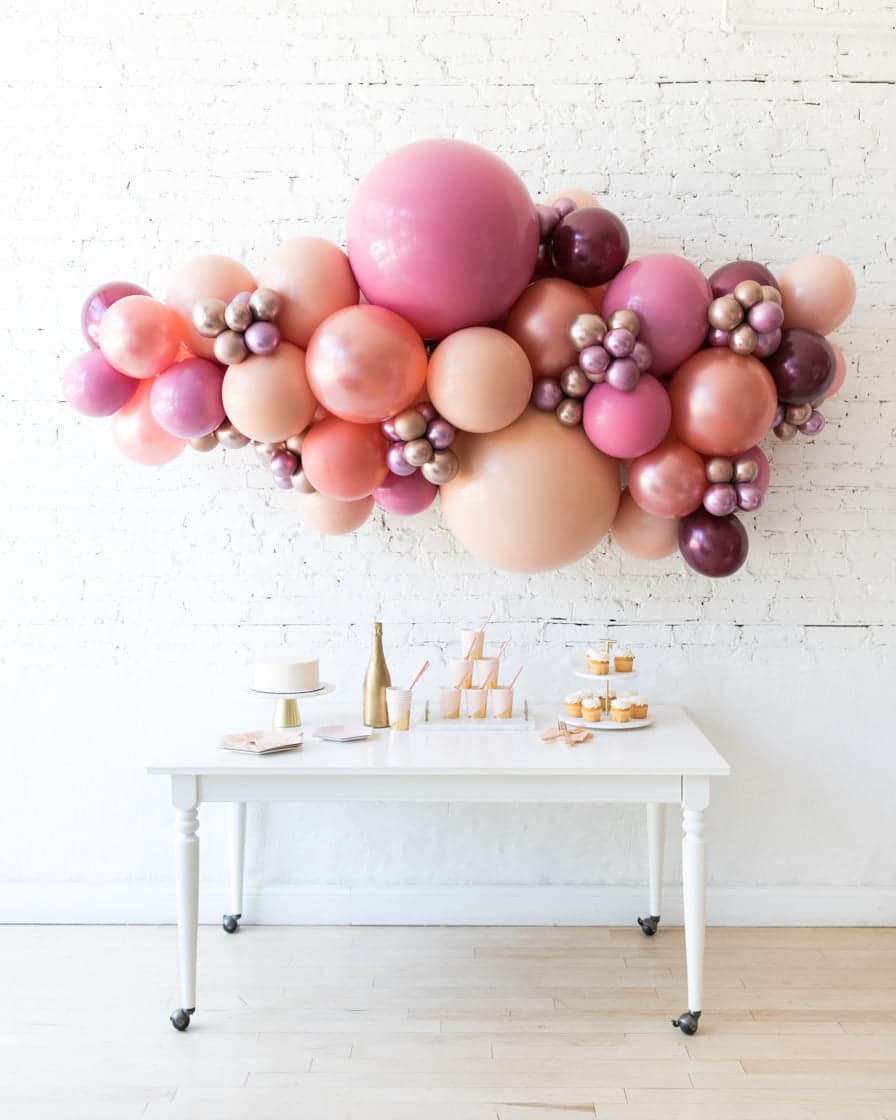 Berry Blush – Backdrop Balloon Garland Install Piece | Rental Berry Blush – Backdrop Balloon Garland Install Piece | Rental