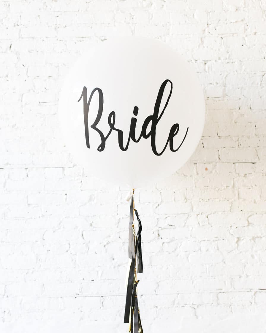 Couture – BRIDE Giant Balloon with Tassel | Rental