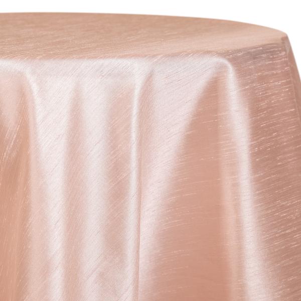 Blush – Shantung Satin “Capri” Tablecloth – Many Size Options | Rental