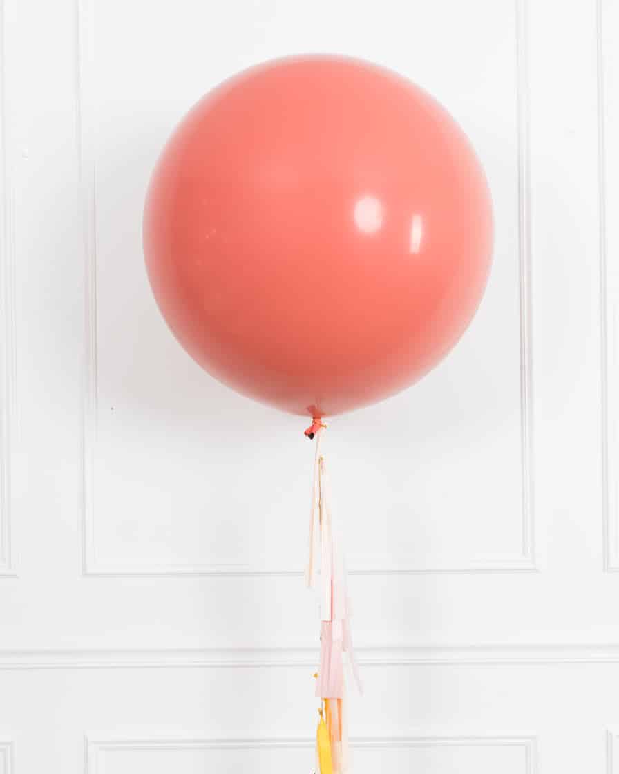Boho Rainbow Party – Giant Balloon with Tassel | Rental