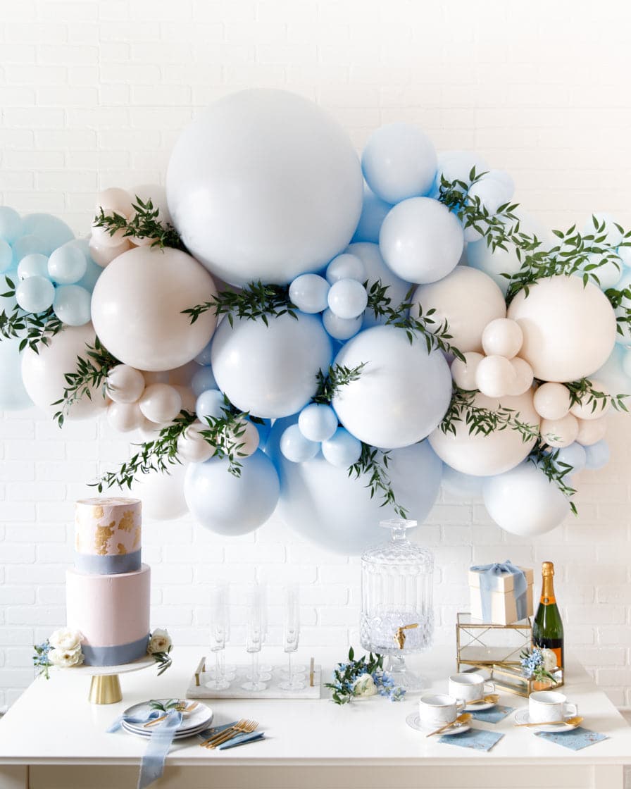 Provence – Balloon Backdrop Install Piece with Greenery | Rental Provence – Balloon Backdrop Install Piece with Greenery | Rental