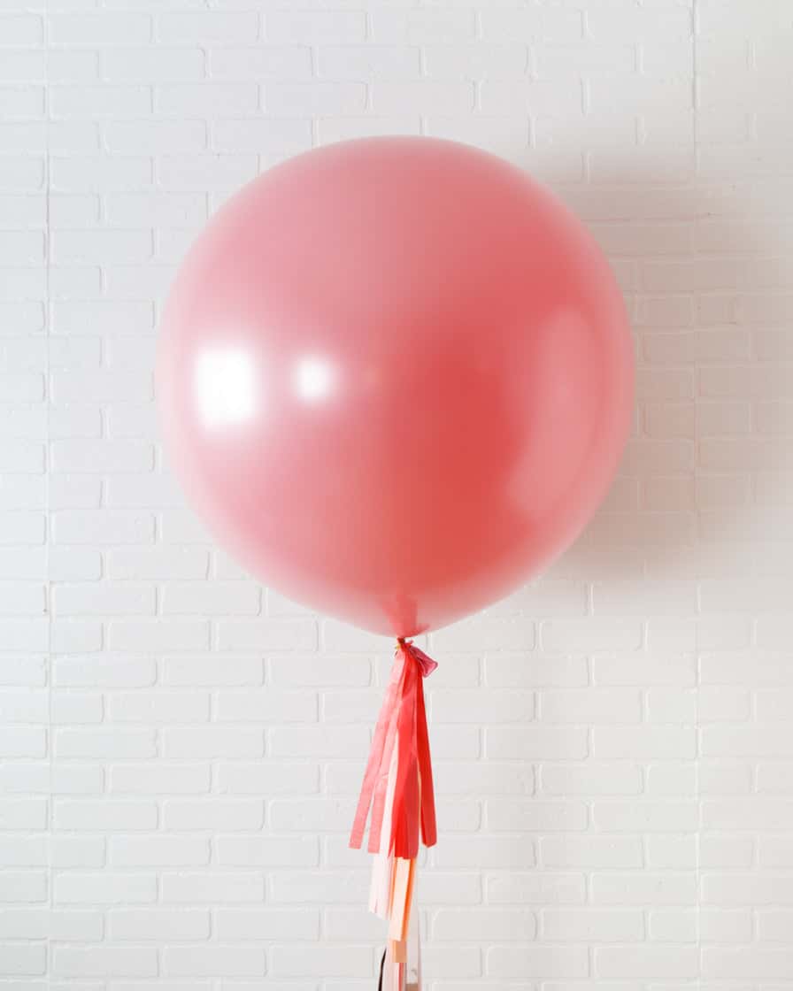 Rosé Bubbles – Giant Balloon with Tassel | Rental