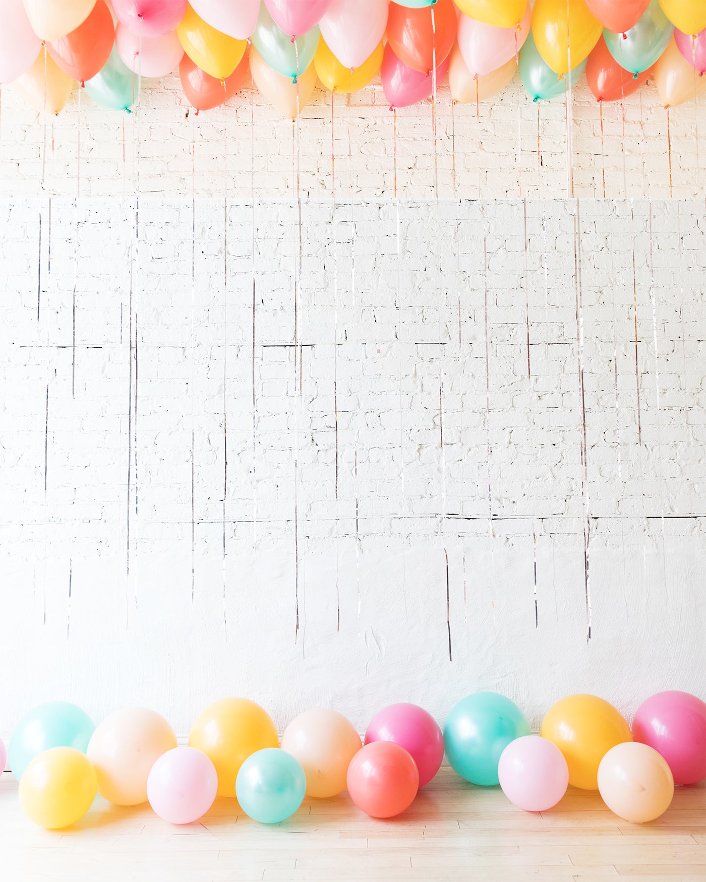 Colorful Bloom – Ceiling & Floor Balloon Set | Rental