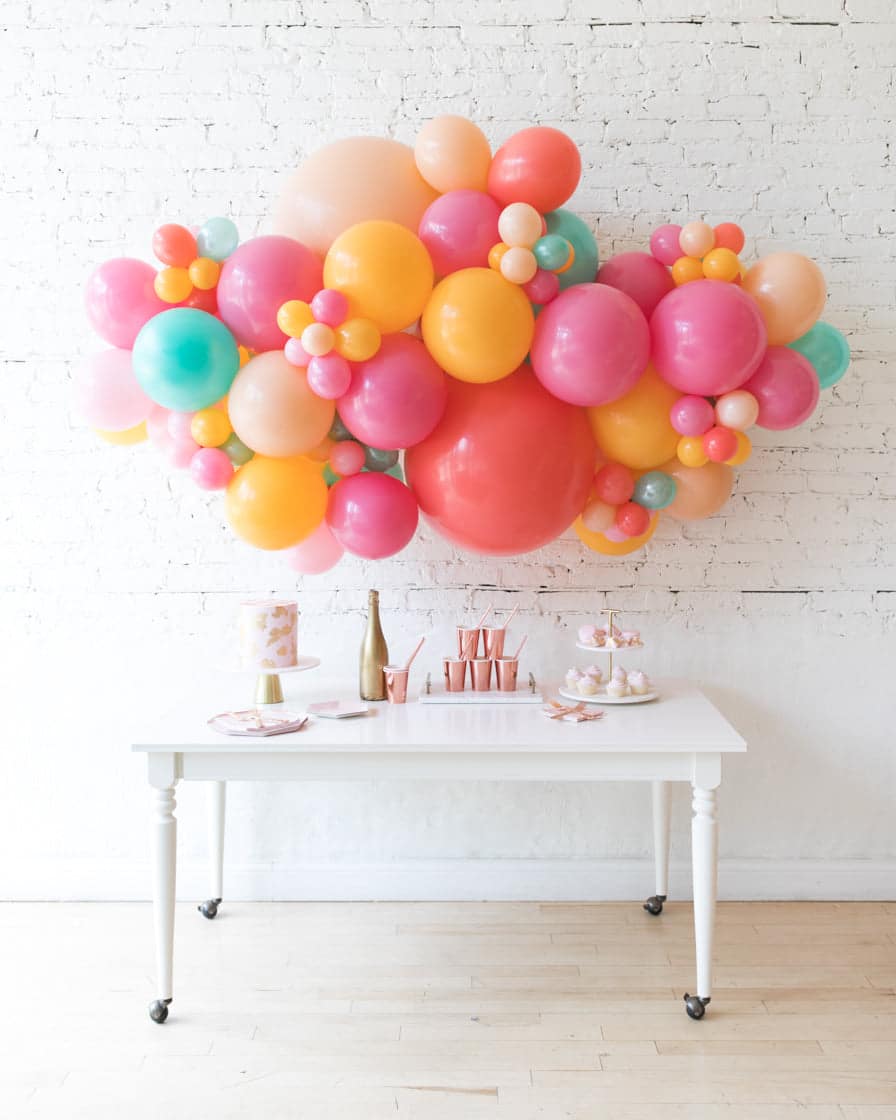 Colorful Bloom – Backdrop Balloon Garland Install Piece | Rental