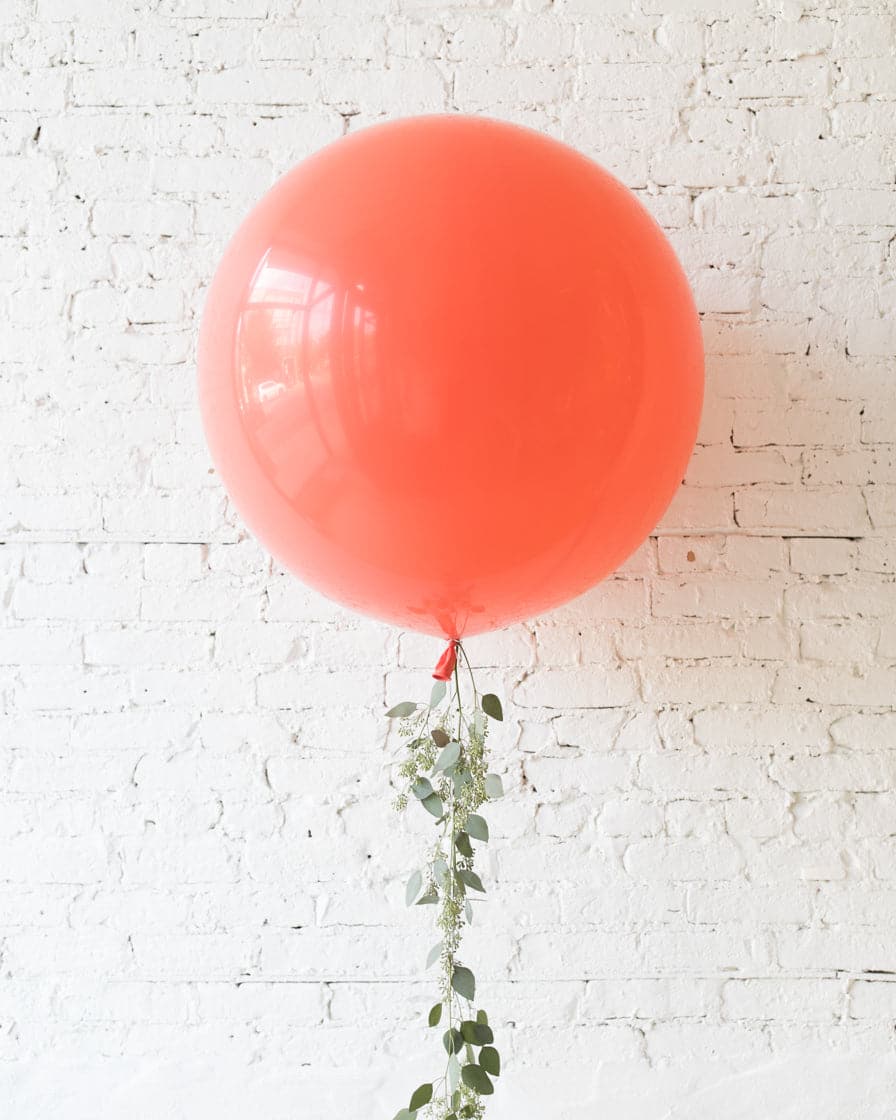 Colorful Bloom – Giant Balloon with Greenery Tassel | Rental