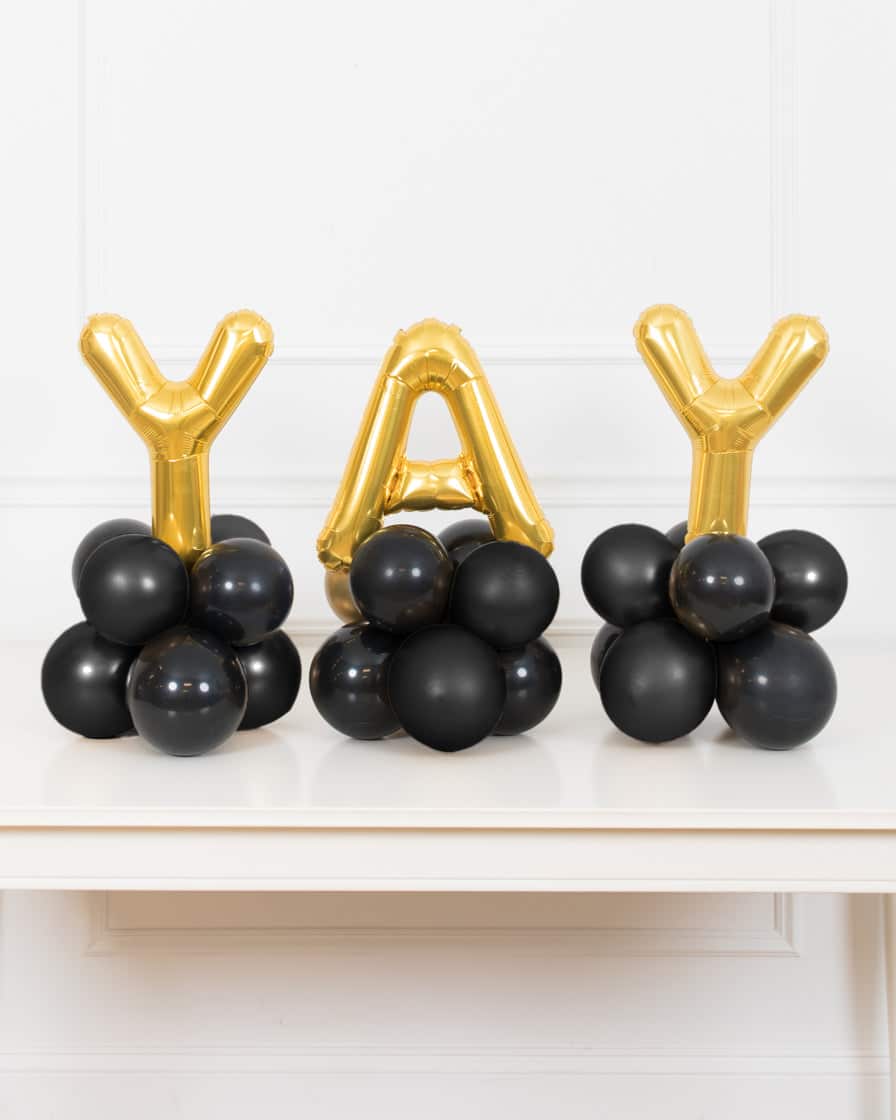 Office Congrats Party – Tabletop YAY Balloons – 1.5FT | Rental