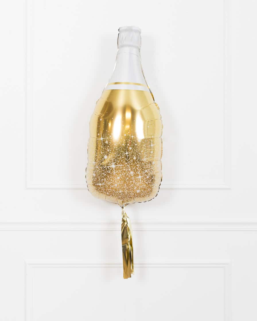 Office Birthday Party – 36in Foil Champagne Bottle with Skirt | Rental