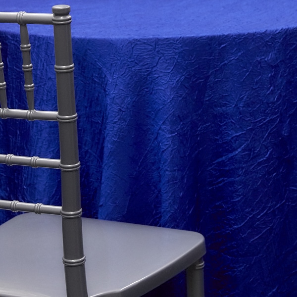 ROYAL BLUE – *FR* Crushed Taffeta Tablecloth by Eastern Mills – Many Size Options | Rental ROYAL BLUE – *FR* Crushed Taffeta Tablecloth by Eastern Mills – Many Size Options | Rental