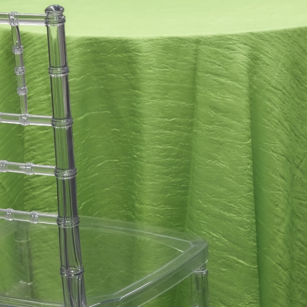 LIME – *FR* Crushed Taffeta Tablecloth by Eastern Mills – Many Size Options | Rental LIME – *FR* Crushed Taffeta Tablecloth by Eastern Mills – Many Size Options | Rental