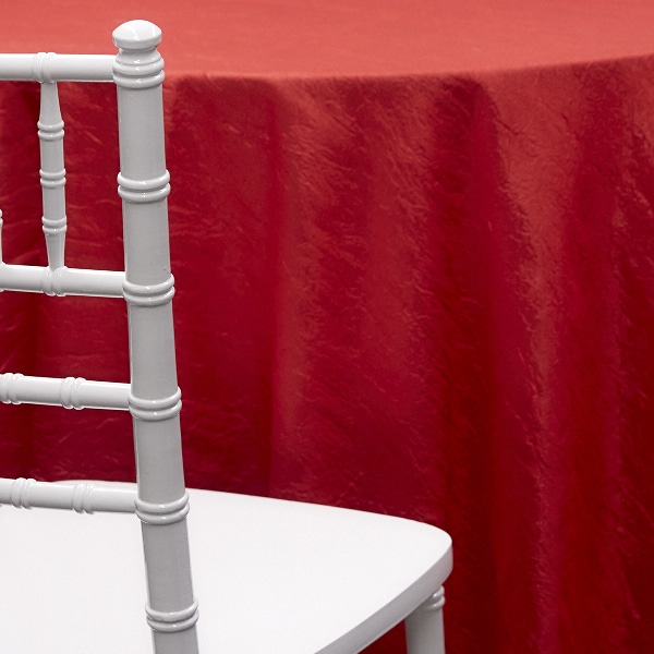 RED – *FR* Crushed Taffeta Tablecloth by Eastern Mills – Many Size Options | Rental RED – *FR* Crushed Taffeta Tablecloth by Eastern Mills – Many Size Options | Rental