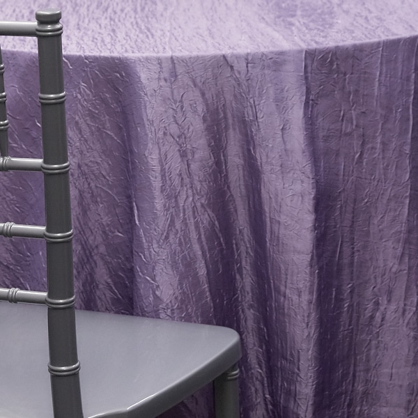 LILAC – *FR* Crushed Taffeta Tablecloth by Eastern Mills – Many Size Options | Rental LILAC – *FR* Crushed Taffeta Tablecloth by Eastern Mills – Many Size Options | Rental