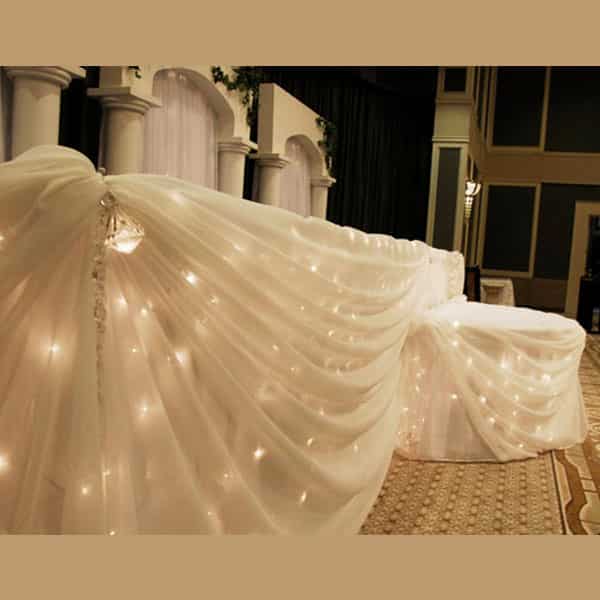 Fairy Light Head Table Decoration Kit – 8 Foot (4 Person) | Rental Fairy Light Head Table Decoration Kit – 8 Foot (4 Person) | Rental