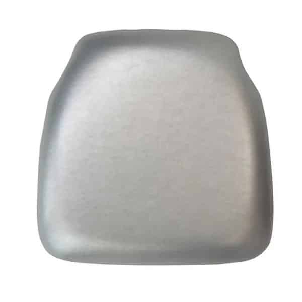 DecoStar™ Wood-Backed Vinyl Cushion for Chiavari EnvyChair™ – Silver | Rental