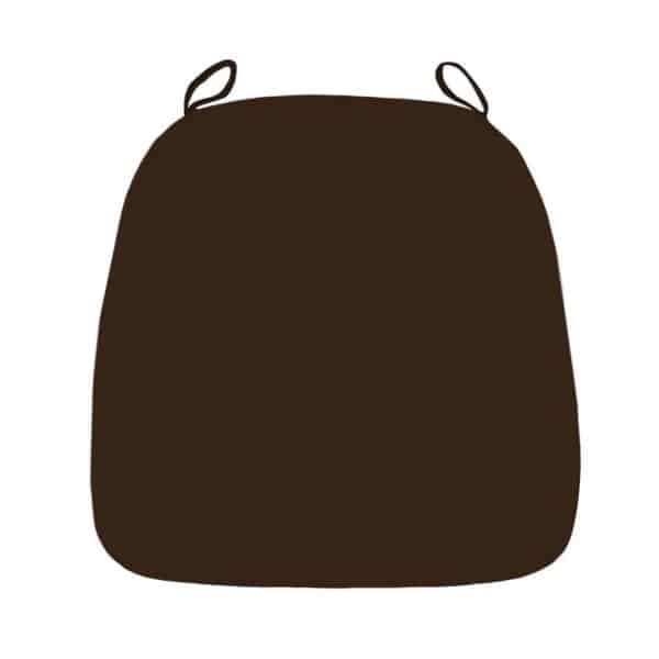 Chiavari Soft Cushion – 2″ Thick – Brown | Rental