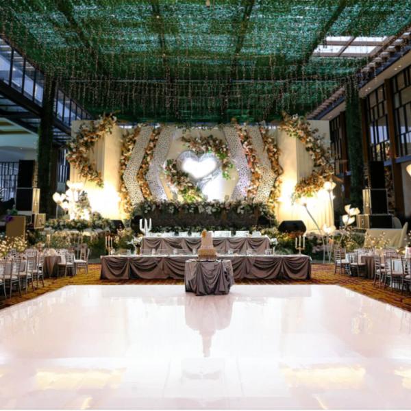 Premium Vinyl Dance Floor or Runner Wrap Custom Size – White Gloss & Matte | Rental