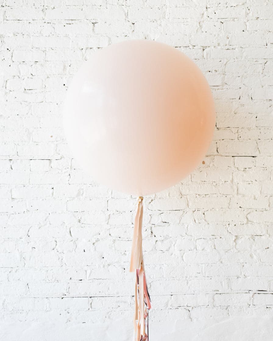 Glam Tan – Giant Balloon with Tassel | Rental