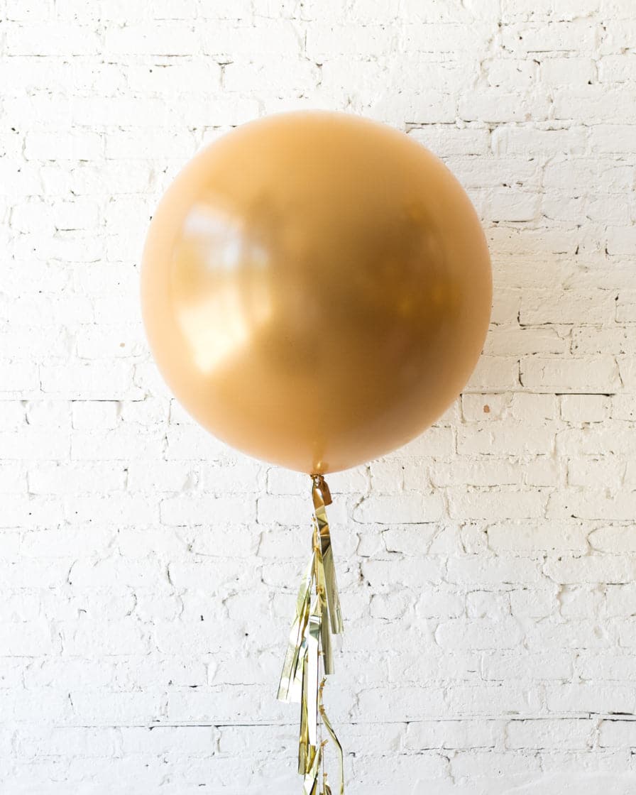 Golden – Giant Balloon with Tassel | Rental