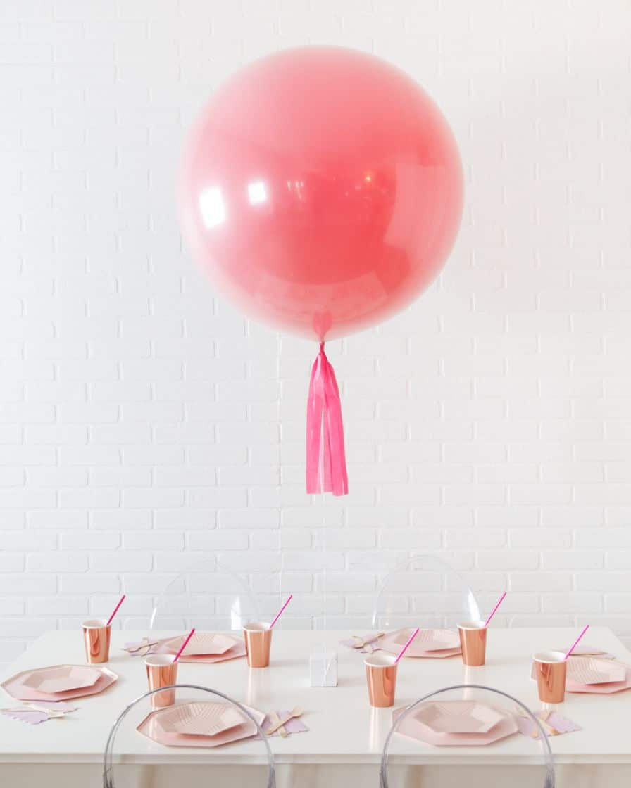Life In Plastic – Giant Balloon Centerpiece with Skirt | Rental
