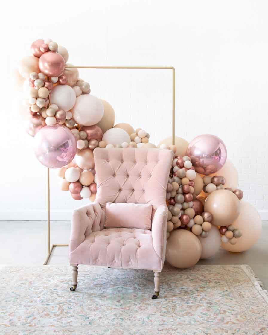 Glam Tan – 4×6 Frame Install Piece | Rental