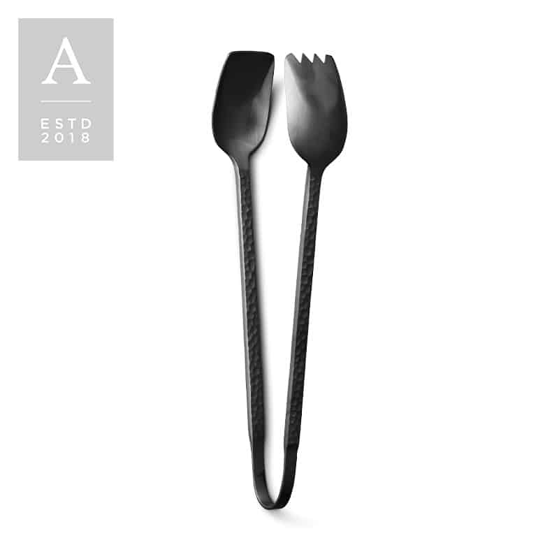 Nico Black Brushed Serving Tong | Rental