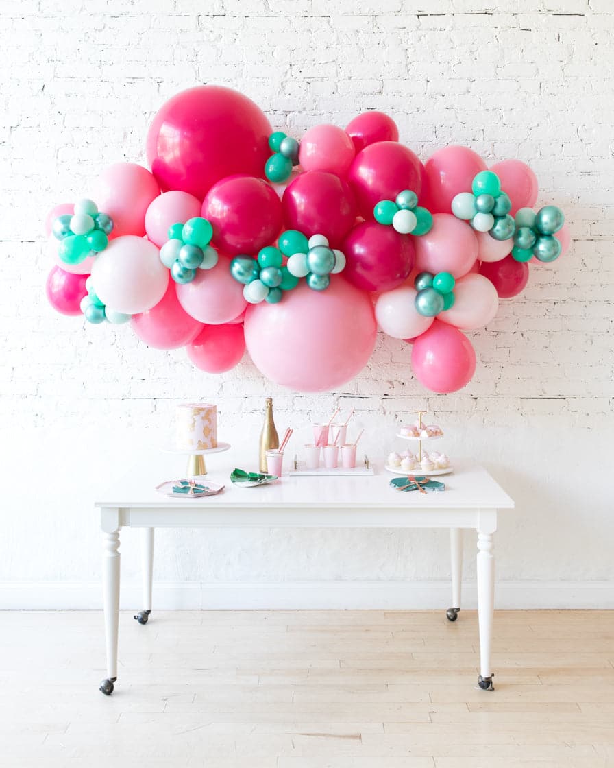 Flamingo Fling – Backdrop Balloon Garland Install Piece | Rental