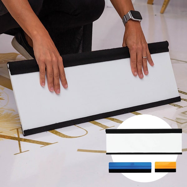 Dance Floor Wrap PVC Felt Applicator Squeegee – Small 3 Piece Set – 6″, 12″, 24″ | Rental