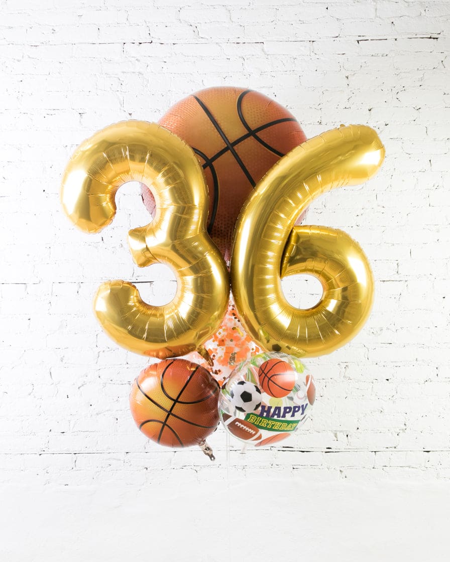 GIFT-Basketball Theme Double Digit Birthday Bouquet | Rental GIFT-Basketball Theme Double Digit Birthday Bouquet | Rental