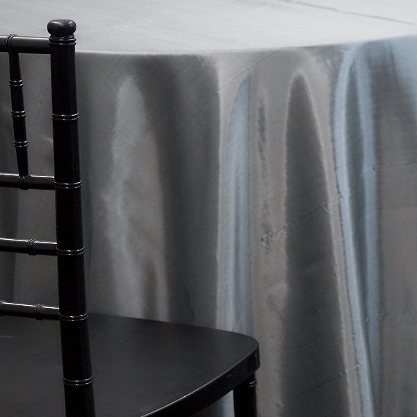 LIGHT SILVER – *FR* Taffeta Tablecloth by Eastern Mills – Many Size Options | Rental LIGHT SILVER – *FR* Taffeta Tablecloth by Eastern Mills – Many Size Options | Rental