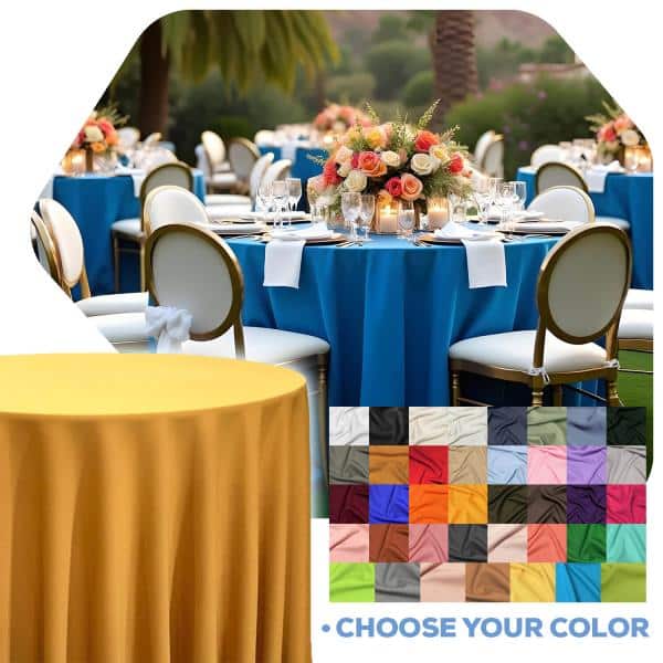 Scuba (Wrinkle Free) – Premium Polyester Tablecloth | Rental Scuba (Wrinkle Free) – Premium Polyester Tablecloth | Rental
