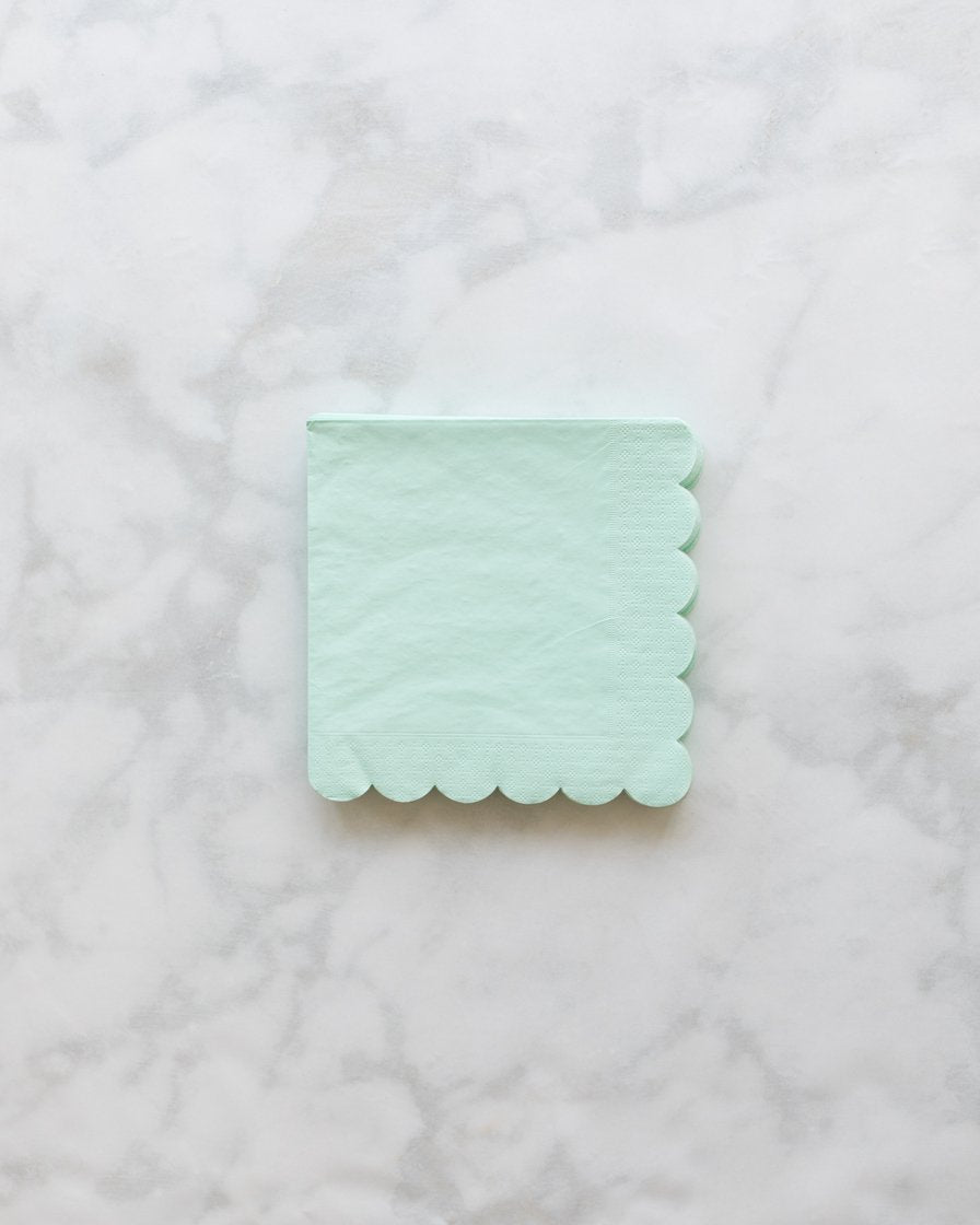 Meri Meri Mint Small Napkin – pack of 20 | Rental