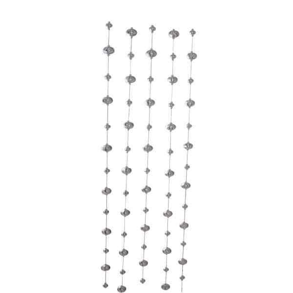 DecoStar™ Acrylic Hanging Ball Curtain Panels | Rental