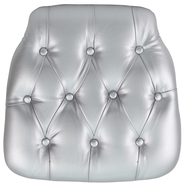 DecoStar™ Hard Silver Tufted Cushion for Any EnvyChair™ | Rental DecoStar™ Hard Silver Tufted Cushion for Any EnvyChair™ | Rental