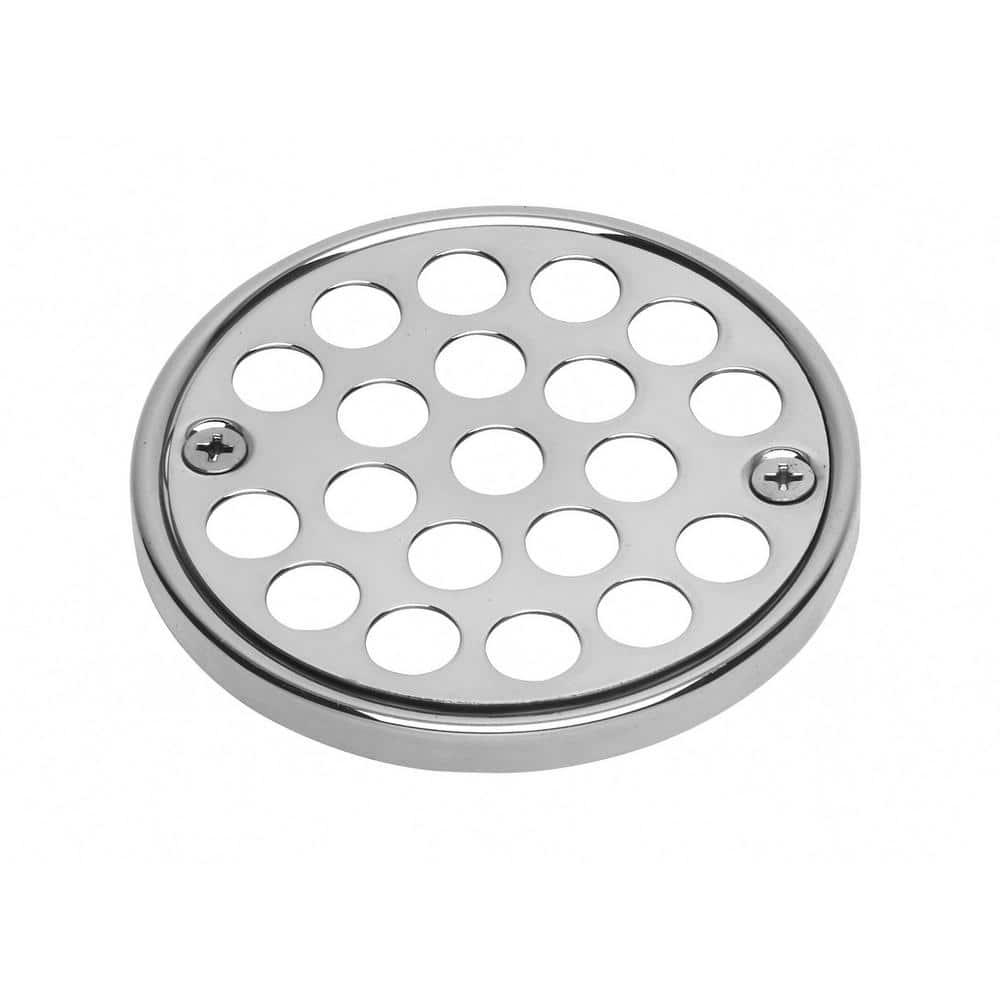 Oatey — 3-1/4 in. Round Screw-In Stainless Steel Shower Drain Cover with Tile Ring | Rental