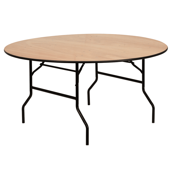 60″ Round Plywood Table | Rental 60″ Round Plywood Table | Rental
