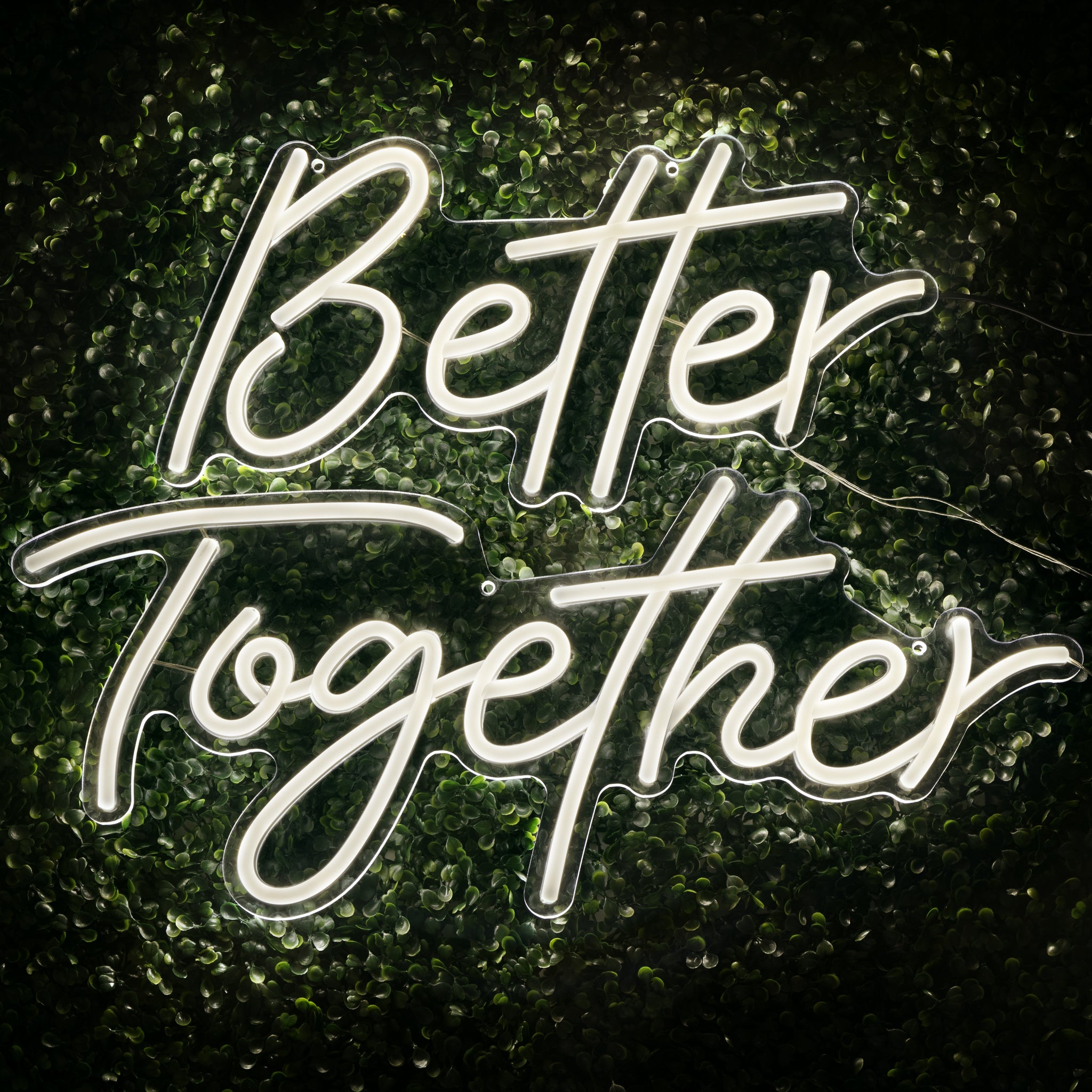 Better Together Neon Sign | Rental